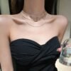 Sparkling Round Choker Necklace: Elegant Fashion Jewelry for Women Miscellaneous Trending Jewelry Accessories Deals Fashion Heart & Harmony Shine & Style Trending Now Women's Clothing & Accessories