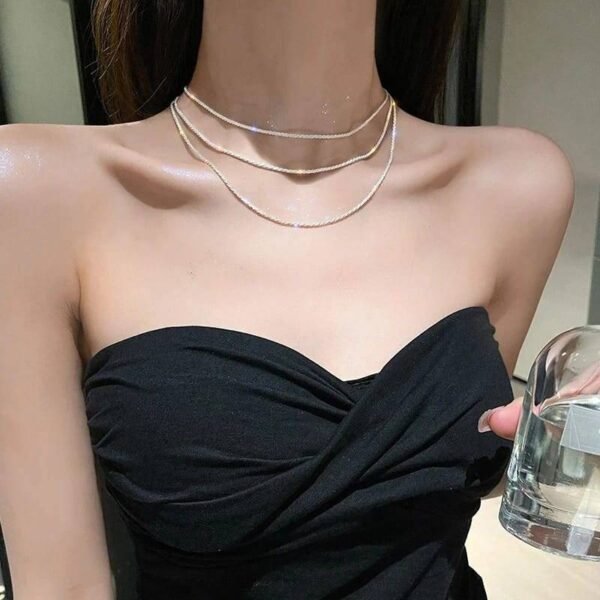 Sparkling Round Choker Necklace: Elegant Fashion Jewelry for Women Miscellaneous Trending Jewelry Accessories Deals Fashion Heart & Harmony Shine & Style Trending Now Women's Clothing & Accessories