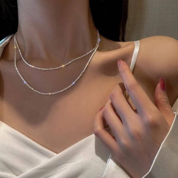 Sparkling Round Choker Necklace: Elegant Fashion Jewelry for Women Miscellaneous Trending Jewelry Accessories Deals Fashion Heart & Harmony Shine & Style Trending Now Women's Clothing & Accessories