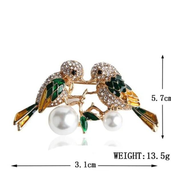 Lovely Birds Butterfly Bee Brooch: Pearl & Rhinestone Lapel Pin for Women Miscellaneous Trending Jewelry Accessories Beauty & Health Deals Fashion Heart & Harmony Shine & Style Trending Now Women's Clothing & Accessories
