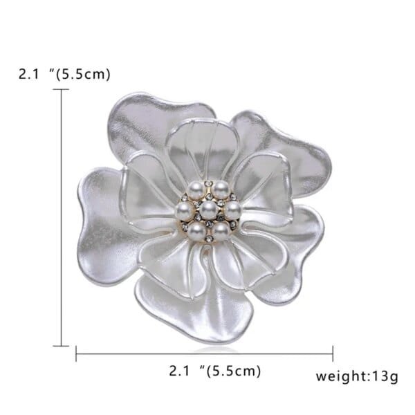 Elegant Camellia Flower Brooch: Trendy Pearl Pin for Women’s Fashion Miscellaneous Trending Jewelry Accessories Beauty & Health Deals Fashion Heart & Harmony Men's Clothing & Accessories Shine & Style Trending Now Women's Clothing & Accessories