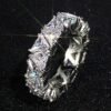 Luxurious 925 Sterling Silver Triangular Zircon Ring: Elegant Engagement Jewelry Miscellaneous Trending Jewelry Accessories Beauty & Health Deals Fashion Heart & Harmony Shine & Style Trending Now Women's Clothing & Accessories