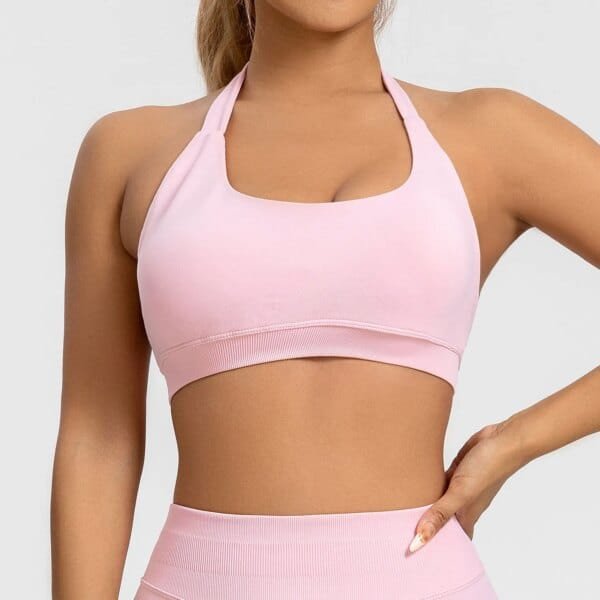 High Support Seamless Sports Bra: Halter Top for Yoga & Gym Workouts Miscellaneous Accessories Beauty & Health Bras Deals Fashion Home & Living Outdoor & Sports Shine & Style Sports Trending Now WanderSmart Women Sport Clothing Women's Clothing & Accessories