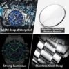 Luxury Men’s Quartz Sports Watch: Waterproof Chronograph with Luminous Hands Miscellaneous Trending Jewelry Beauty & Health Deals Fashion Men's Clothing & Accessories Men's Watches Shine & Style Sports Trending Now Watches