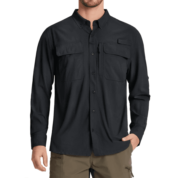 Men’s UPF 50+ Quick Dry Fishing Shirt: Breathable, Long Sleeve Outdoor Gear Miscellaneous Beauty & Health Deals Fashion Home & Living Men Sport Clothing Men's Clothing & Accessories Outdoor & Sports Shine & Style Sports Trending Now WanderSmart