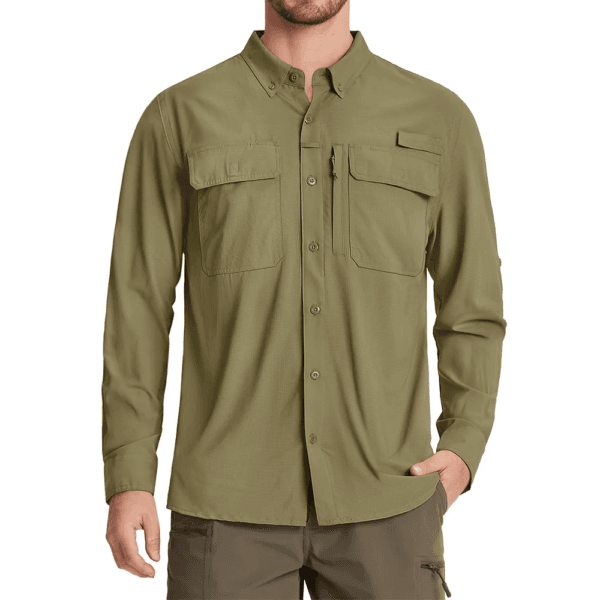 Men’s UPF 50+ Quick Dry Fishing Shirt: Breathable, Long Sleeve Outdoor Gear Miscellaneous Beauty & Health Deals Fashion Home & Living Men Sport Clothing Men's Clothing & Accessories Outdoor & Sports Shine & Style Sports Trending Now WanderSmart