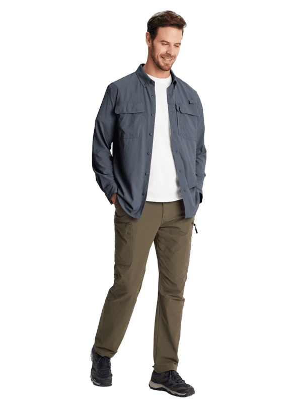 Men’s UPF 50+ Quick Dry Fishing Shirt: Breathable, Long Sleeve Outdoor Gear Miscellaneous Beauty & Health Deals Fashion Home & Living Men Sport Clothing Men's Clothing & Accessories Outdoor & Sports Shine & Style Sports Trending Now WanderSmart