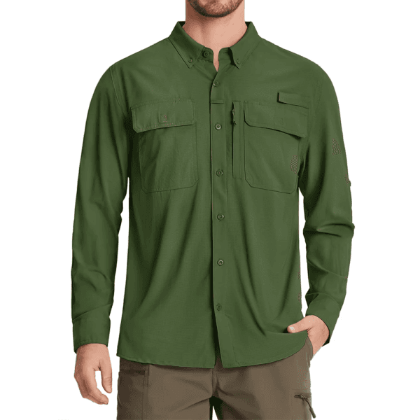 Men’s UPF 50+ Quick Dry Fishing Shirt: Breathable, Long Sleeve Outdoor Gear Miscellaneous Beauty & Health Deals Fashion Home & Living Men Sport Clothing Men's Clothing & Accessories Outdoor & Sports Shine & Style Sports Trending Now WanderSmart