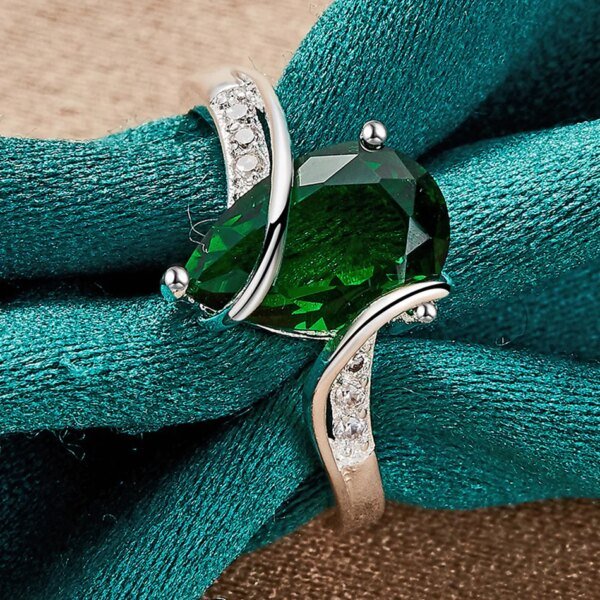 925 Sterling Silver Water Drop Turquoise Ring: Engagement & Wedding Jewelry for Women Miscellaneous Trending Jewelry Accessories Beauty & Health Deals Fashion Heart & Harmony Shine & Style Trending Now Women's Clothing & Accessories