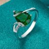 925 Sterling Silver Water Drop Turquoise Ring: Engagement & Wedding Jewelry for Women Miscellaneous Trending Jewelry Accessories Beauty & Health Deals Fashion Heart & Harmony Shine & Style Trending Now Women's Clothing & Accessories