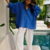 Women’s Oversized Linen Long Sleeve Shirt: Elegant Pink Vintage Blouse for All Seasons Miscellaneous Beauty & Health Deals Fashion Home & Living Outdoor & Sports Shine & Style Trending Now Women's Clothing & Accessories