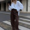 Women’s Oversized Linen Long Sleeve Shirt: Elegant Pink Vintage Blouse for All Seasons Miscellaneous Beauty & Health Deals Fashion Home & Living Outdoor & Sports Shine & Style Trending Now Women's Clothing & Accessories