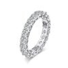 2-5mm Moissanite Eternity Ring for Women: VVS1 Wedding Band in S925 Silver Miscellaneous Trending Jewelry Accessories Beauty & Health Deals Fashion Heart & Harmony Shine & Style Trending Now Women's Clothing & Accessories