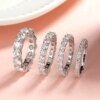 2-5mm Moissanite Eternity Ring for Women: VVS1 Wedding Band in S925 Silver Miscellaneous Trending Jewelry Accessories Beauty & Health Deals Fashion Heart & Harmony Shine & Style Trending Now Women's Clothing & Accessories