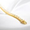 18k Gold Plated Moissanite Tennis Bracelet: S925 Silver Classic for Women & Men Miscellaneous Trending Jewelry Accessories Beauty & Health Deals Fashion Heart & Harmony Men's Clothing & Accessories Shine & Style Trending Now Women's Clothing & Accessories